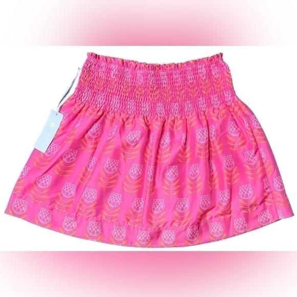 J. MARIE Women's Maeve Skort Medium Pink, Orange, & White Novelty Flower Print - Picture 7 of 16